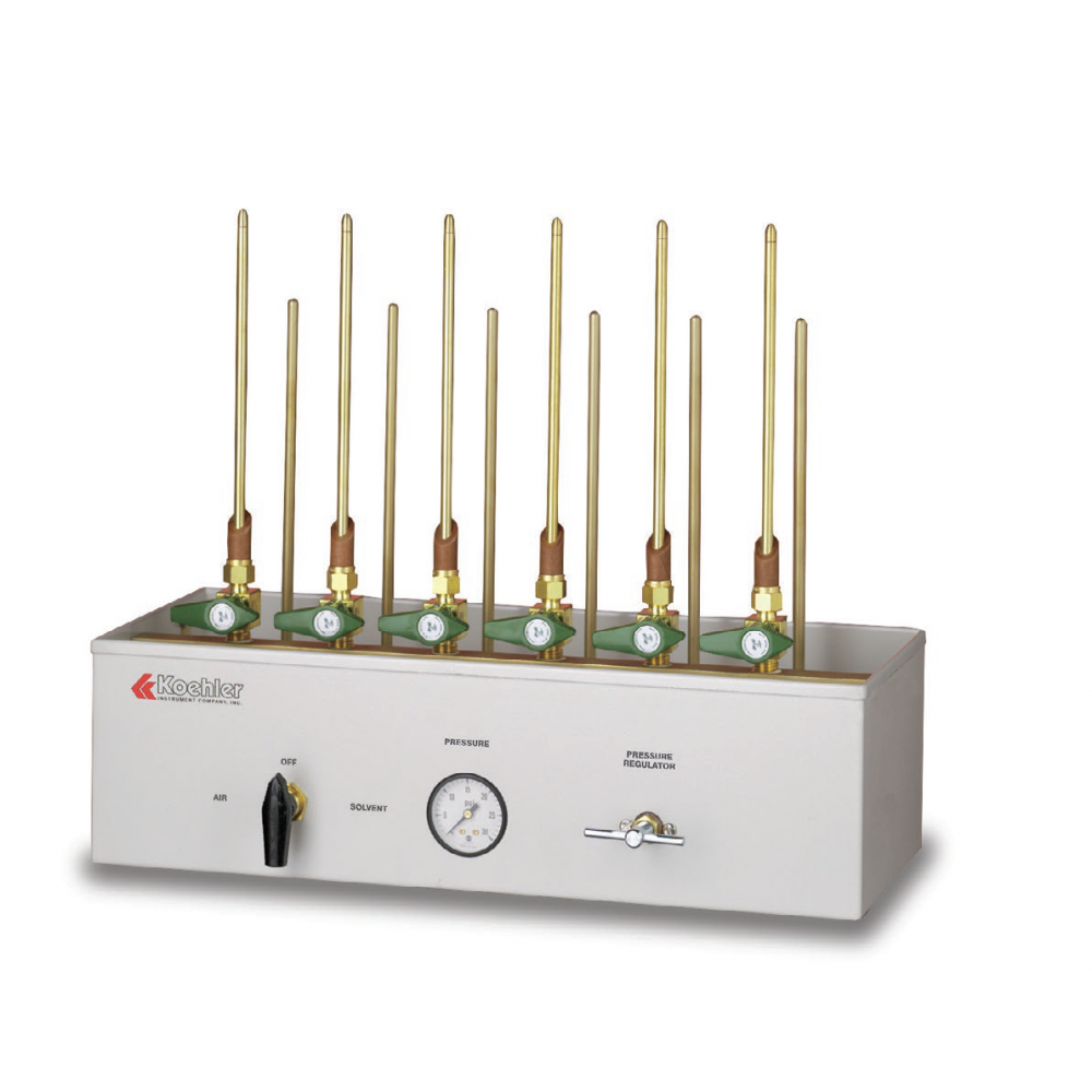 Imagem do Produto Aparelho de limpeza e secagem de viscosímetro com tanque de solvente - Modelo K34000 - KOEHLER INSTRUMENT