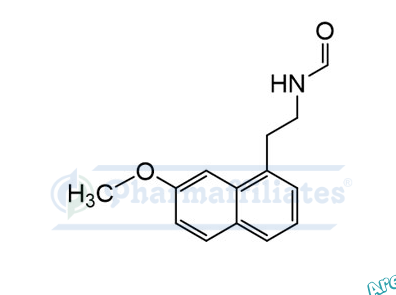 Imagem do Produto Padrão de N-acetil-n-formilagomelatina - Cas Number: 138113-05-0 - PHARMAFFILIATES Referência: PA 01 0311008