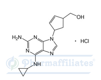 Imagem do Produto Padrão de Cloridrato de (1R,4R)-rel-4-[2-Amino-6-(ciclopropilamino)-9H-purina-9-il]-2-ciclopenteno-1-metanol - Cas Number: 267668-71-3 - PHARMAFFILIATES Referência: PA 28 0911000