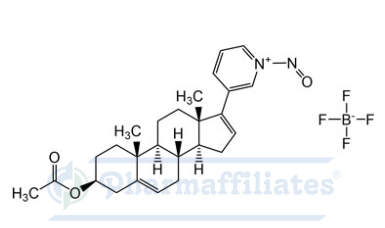 Imagem do Produto Padrão de N-nitroso acetato de abiraterona tetrafluoroborato - Cas Number: NA - PHARMAFFILIATES Referência: PA 01 0041023