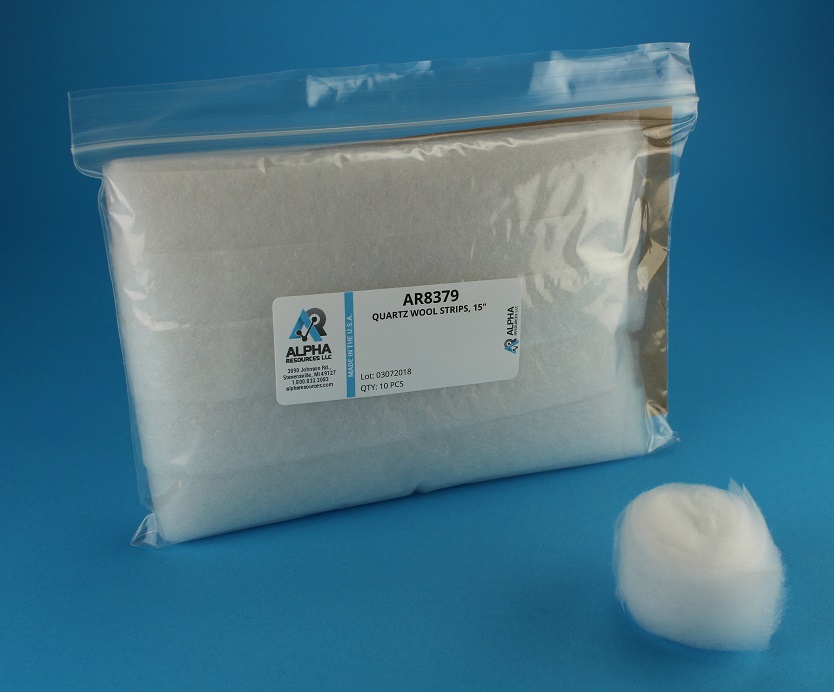 Imagem do Produto Tiras de lã de quartzo (10 x 15" comprimento) - ALPHA RESOURCES - AR8379