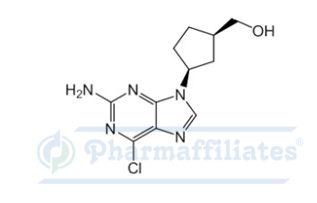 Imagem do Produto Padrão de ((1R,3S)-3-(2-Amino-6-cloro-9H-purina-9-il)ciclopentil)metanol - Cas Number: 2022943-79-7 - PHARMAFFILIATES Referência: PA 01 0011003