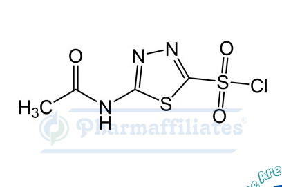 Imagem do Produto Padrão de 2-Acetamido-5-clorossulfonil-1,3,4-tiadiazol - Cas Number: 32873-57-7 - PHARMAFFILIATES Referência: PA 01 0151007