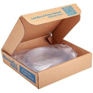 Imagem do Produto Tubo de bomba, silicone curado com platina, diâmetro interno de 0,64 mm; 50 pés, Tamanho do Tubo C/L: 22m - MASTERFLEX - MFLX96409-22