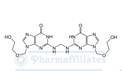 Imagem do Produto Padrão de Aciclovir - Impureza K (Base Livre) - Cas Number: 1797131-64-6 - PHARMAFFILIATES Referência: PA 01 20110
