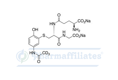 Imagem do Produto Padrão de Paracetamol Glutationa-d3 Sal Dissódico - Cas Number: NA - PHARMAFFILIATES Referência: PA STI 001460