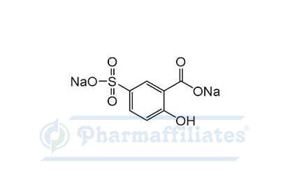 Imagem do Produto Padrão de Sal dissódico de sulfato de salicil - Cas Number: 56343-01-2 - PHARMAFFILIATES Referência: PA 01 0181000