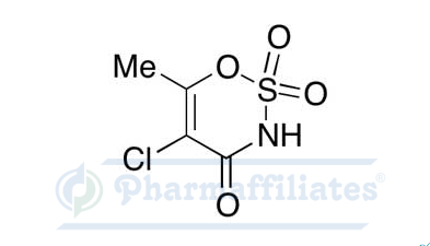 Imagem do Produto Padrão de Acessulfame de potássio - Impureza B - Cas Number: 72827-08-8 - PHARMAFFILIATES Referência: PA 01 90020
