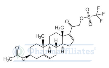 Imagem do Produto Padrão de Acetato de periraterona pregnenolona-16-eno 21-triflate - Cas Number: 2484719-08-4 - PHARMAFFILIATES Referência: PA 28 0261005