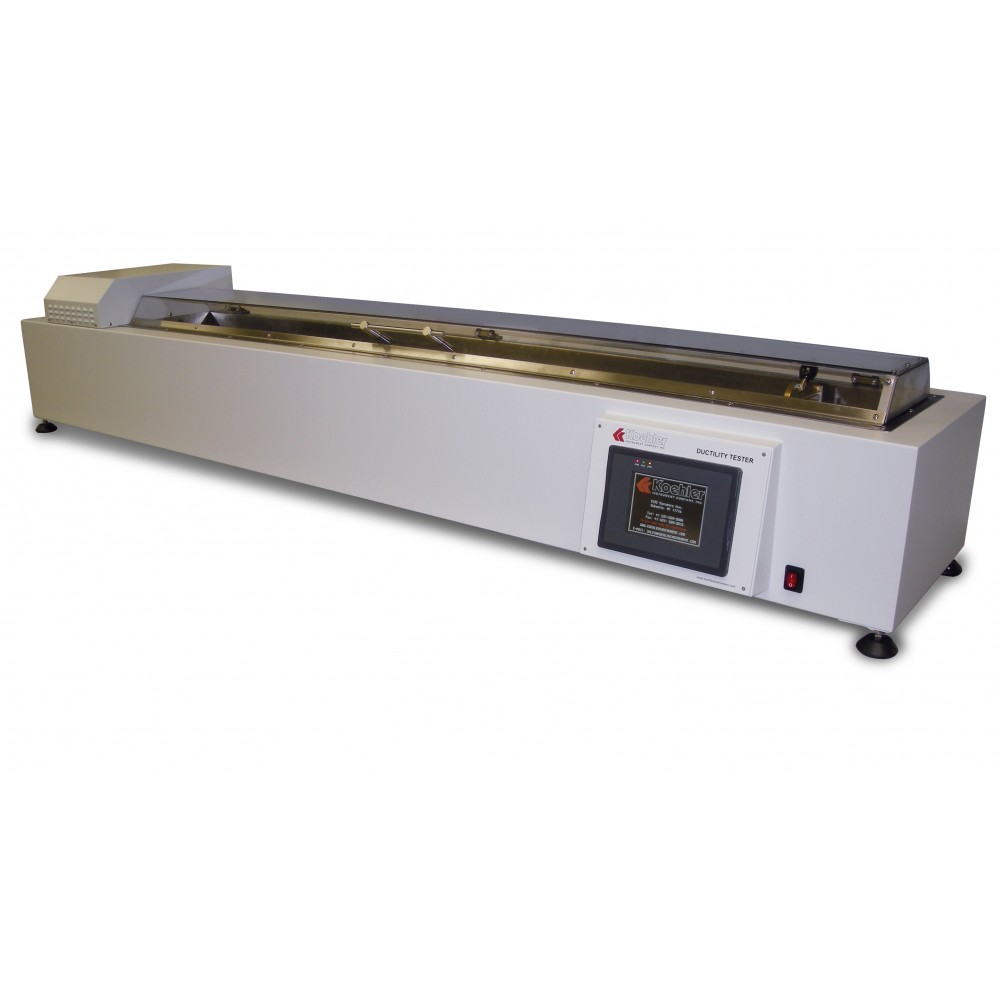 Imagem do Produto Máquina de teste de ductilidade de temperatura constante semiautomática 115V 60Hz - Modelo K80060 - KOEHLER INSTRUMENT - ASTM D113, D5892, D6084