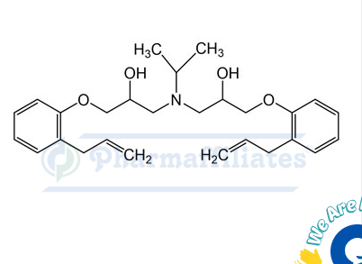 Imagem do Produto Padrão de Cloridrato de Alprenolol - Impureza D - Cas Number: NA - PHARMAFFILIATES Referência: PA 01 3060040