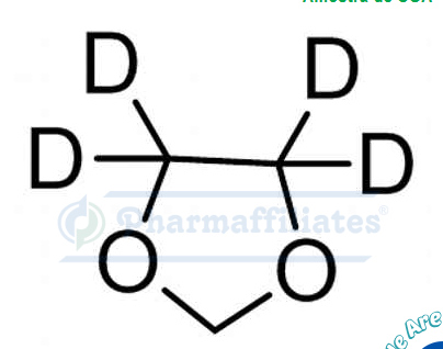 Imagem do Produto Padrão de 1,3-Dioxolano-4,4,5,5-d4 - Cas Number: 42219-54-5 - PHARMAFFILIATES Referência:  PA STI 035440