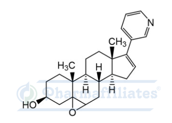 Imagem do Produto Padrão de Abiraterona-5,6-epóxido - Cas Number: NA - PHARMAFFILIATES Referência: PA 28 0261006