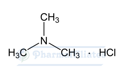 Imagem do Produto Padrão de Cloridrato de trimetilamina- Cas Number: 593-81-7 - PHARMAFFILIATES Referência: PA 28 0171000