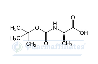 Imagem do Produto Padrão de Boc-D-Ala-OH - Cas Number: 7764-95-6 - PHARMAFFILIATES Referência: PA 01 0321000