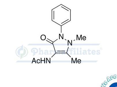 Imagem do Produto Padrão de 4-Acetamido Antipirina -  Cas Number: 83-15-8 - PHARMAFFILIATES Referência: PA 01 11510