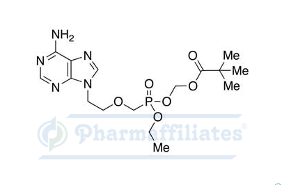 Imagem do Produto Padrão de Mono-POM Etil Adefovir - Cas Number: 142341-04-6 - PHARMAFFILIATES Referência: PA 01 23540