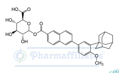 Imagem do Produto Padrão de Acil-glucuronídeo de adapaleno - Cas Number: NA - PHARMAFFILIATES Referência: PA 01 0221007