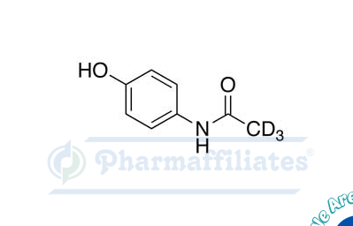 Imagem do Produto Padrão de Paracetamol-D3 - Cas Number: 60902-28-5 - PHARMAFFILIATES Referência: PA STI 001430