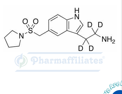Imagem do Produto Padrão de Didesmetil Almotriptano-d4 - Cas Number: 1346604-75-8 - PHARMAFFILIATES Referência: PA STI 030890