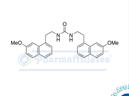 Imagem do Produto Padrão de Agomelatina Dímero Uréia - Cas Number: 185421-27-6 - PHARMAFFILIATES Referência: PA 01 31520