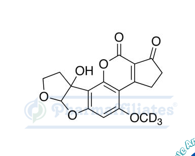 Imagem do Produto Padrão de Aflatoxina M2-d3 - Cas Number: 1329809-13-3 - PHARMAFFILIATES Referência: PA STI 004340