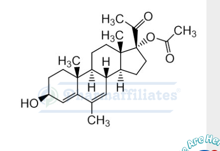 Imagem do Produto Padrão de Acetato de Mepregenol - Cas Number: 2233-58-1 - PHARMAFFILIATES Referência: PA 01 2841000