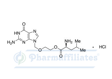 Imagem do Produto Padrão de Cloridrato de L-leucinato de aciclovir - Cas Number: 142963-69-7 - PHARMAFFILIATES Referência: PA 01 20520