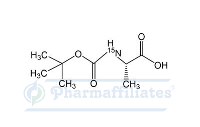 Imagem do Produto Padrão de L-Alanina-15N, N-Boc - Cas Number: 139952-87-7 - PHARMAFFILIATES Referência: PA STI 088397