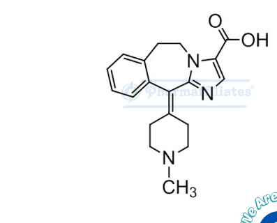 Imagem do Produto Padrão de Ácido 3-carboxílico alcaftadina - Cas Number: 147083-93-0 - PHARMAFFILIATES Referência: PA 01 35640