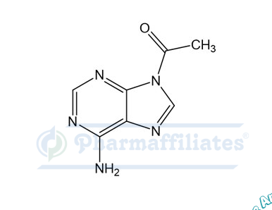 Imagem do Produto Padrão de 1-(6-amino-9H-purina-9-il)etano-1-ona - Cas Number: 6743-09-5 - PHARMAFFILIATES Referência: PA 01 0231001