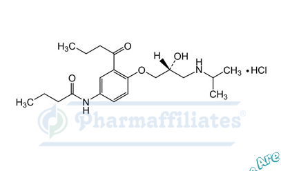 Imagem do Produto Padrão de  Cloridrato de Acebutolol - Impureza K (Sal de Cloridrato) - Cas Number: 57898-71-2 - PHARMAFFILIATES Referência: PA 01 09110