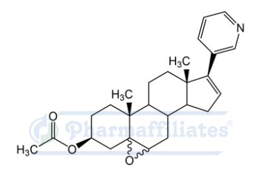 Imagem do Produto Padrão de Acetato de Abiraterona 5,6-Epóxido (MIxture) - Cas Number: NA - PHARMAFFILIATES Referência: PA 01 0041024