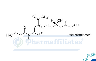 Imagem do Produto Padrão de Cloridrato de Acebutolol - Impureza I (Freebase) - Cas Number: 441019-91-6 - PHARMAFFILIATES Referência: PA 01 09090
