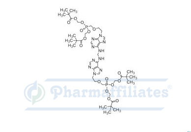 Imagem do Produto Padrão de Dímero de Adefovir Dipivoxil - Cas Number: 323201-05-4 - PHARMAFFILIATES Referência: PA 01 23560