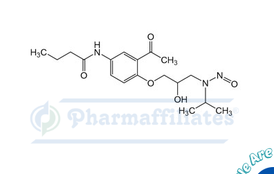 Imagem do Produto Padrão de N-Nitroso-Acebutolol- Cas Number: NA - PHARMAFFILIATES Referência: PA 01 3301000