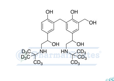 Imagem do Produto Padrão de Albuterol Dimer-d18 - Cas Number: 1794793-26-2 - PHARMAFFILIATES Referência: PA STI 004510
