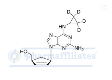Imagem do Produto Padrão de Abacavir-d4 - Cas Number: 1260619-56-4 - PHARMAFFILIATES Referência: PA STI 001030