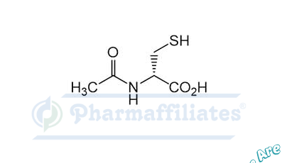 Imagem do Produto Padrão de N-acetil-D-cisteína - Cas Number: 26117-28-2 - PHARMAFFILIATES Referência: PA 01 0171000
