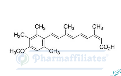 Imagem do Produto Padrão de Acitretina - Impureza A (Base Livre) - Cas Number: 69427-46-9 - PHARMAFFILIATES Referência: PA 28 03010