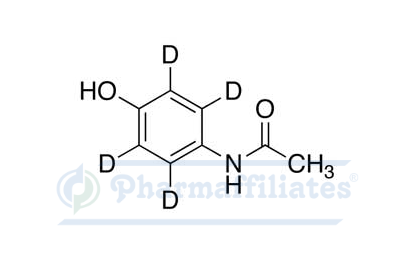 Imagem do Produto Padrão de Paracetamol-D4 (major) - Cas Number: 64315-36-2 - PHARMAFFILIATES Referência: PA STI 001440