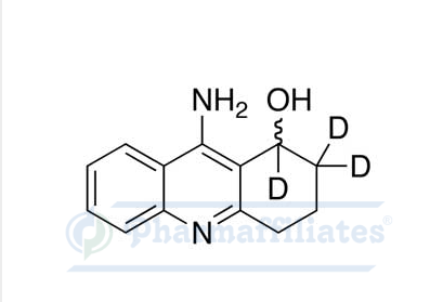 Imagem do Produto Padrão de 9-Amino-1,2,3,4-tetrahidroacridina-1-ol-d3 - Cas Number: 1219806-47-9 - PHARMAFFILIATES Referência: PA STI 007190