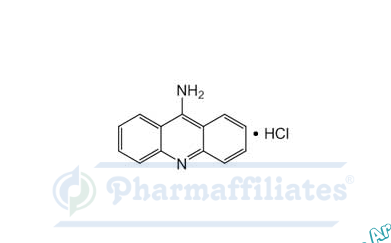 Imagem do Produto Padrão de Cloridrato de aminacrina - Cas Number: 134-50-9  - PHARMAFFILIATES Referência: PA 01 19520