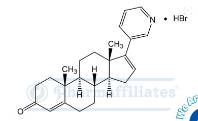 Imagem do Produto Padrão de (10R,13S)-10,13-Dimetil-17-(piridina-3-il)-1,2,6,7,8,9,10,11,12,13,14,15-dodecahidro-3H-ciclopenta[a]fenantreno-3-ona Hidrobrometo - Cas Number: 2084822-05-7 - PHARMAFFILIATES Referência: PA 01 3441000
