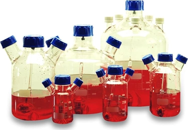 Imagem do Produto Sistema de Cultura de Células de vidro - Capacidade: 1000mL - EW-21837-31 - TECHNE