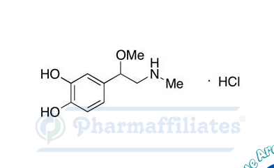 Imagem do Produto Padrão de Cloridrato de Metoxi Adrenalina - Cas Number: 74571-90-7 - PHARMAFFILIATES Referência: PA 28 34600