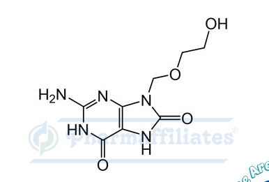 Imagem do Produto Padrão de 8-Hidroxiaciclovir - Cas Number: 80685-23-0 - PHARMAFFILIATES Referência: PA 01 20750