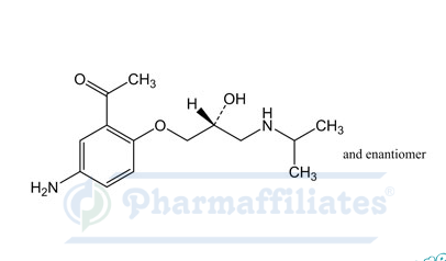 Imagem do Produto Padrão de Cloridrato de Acebutolol - Impureza D (Freebase) - Cas Number: 57898-80-3 - PHARMAFFILIATES Referência: PA 01 09040