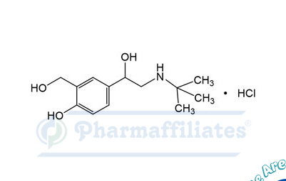 Imagem do Produto Padrão de Cloridrato de salbutamol - Cas Number: 51293-66-4 - PHARMAFFILIATES Referência: PA 01 2640000