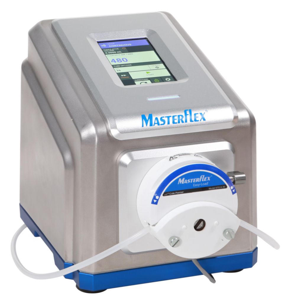 Imagem do Produto Bomba de Processo Masterflex® L/S® MasterSense™, EtherNet/IP™ Compatível com MasterflexLive®, com Cabeça de Bomba Easy-Load® OHS para Tubulação de Precisão; 90 a 260 VCA